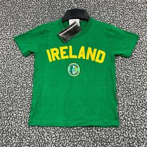 Ireland Football Shirt Youth Medium 5-6‎ Green Mad Engine Short Sleeve New